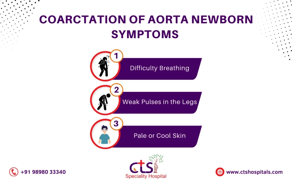 coarctation of the aorta symptoms